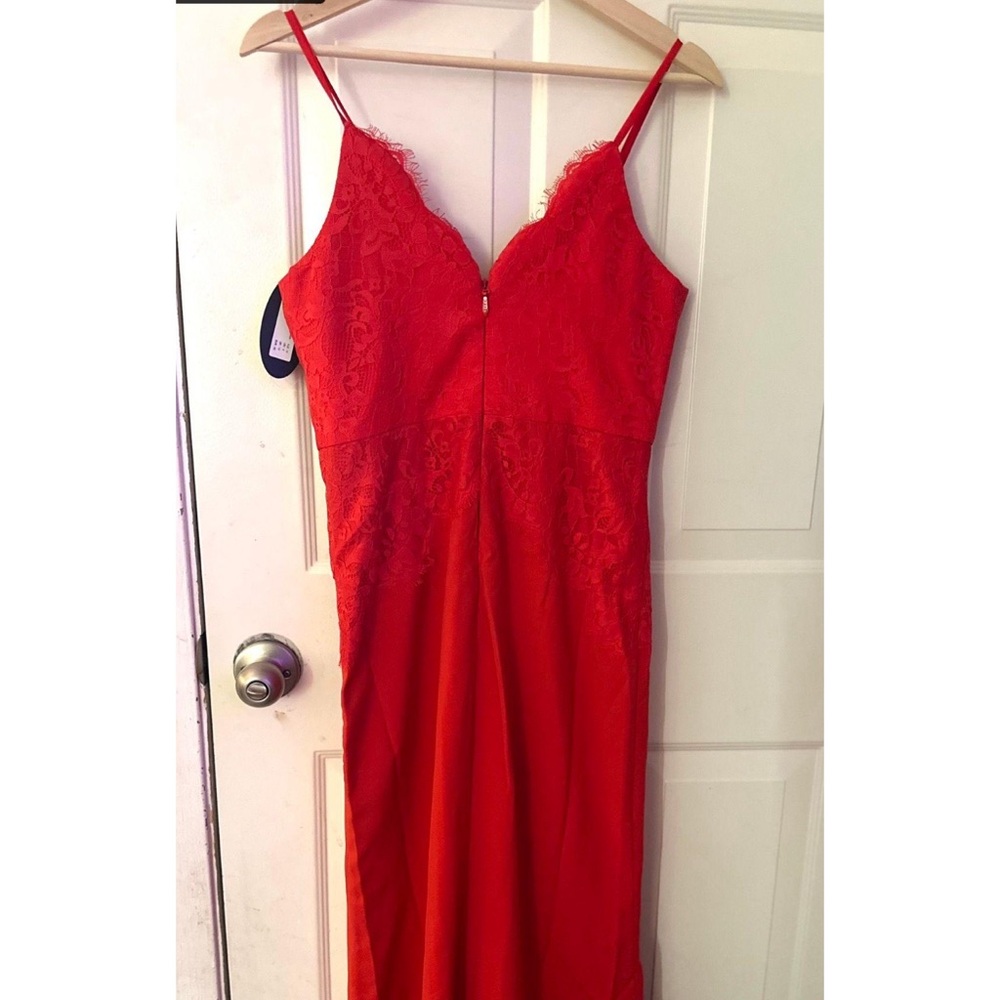 Bariano Australia Elegant Red Lace Dress